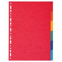 Intercalaires carte marbrée 220g/m2 8 positions - A4