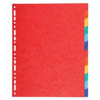 Tabbladen 12 tabs - A4 maxi - set van 12 - Exacompta