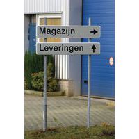Panneau d'information 120 x 20 cm - Magazijn
