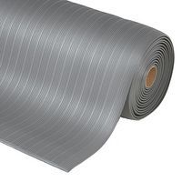 Tapis antifatigue Airug strié - largeur 90 cm - Gris - Notrax