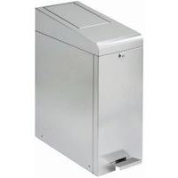 Poubelle à pédale pour hygiène féminine Brinox AISI 304 - Medial