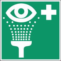 Noodevacuatiebord - Ogen spoelen - Hard