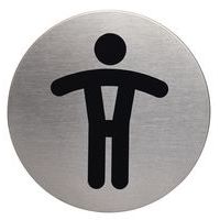 Design-pictogram rond Ø 83 mm - Heren - Durable