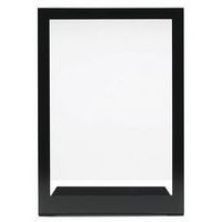 Folderstandaard A4 met zwart frame