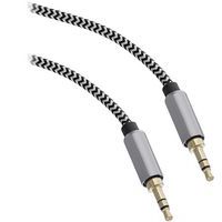 Kabel jack 3,5 mm mannelijk naar 2 RCA mannelijk nylon - T'nB
