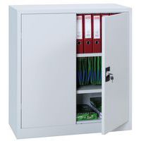 Armoire basse à portes battantes à monter - Largeur 100 cm - Manutan Expert