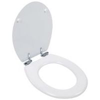 Wc-bril MDF wit