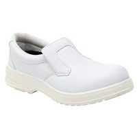 Mocassins agroalimentaire blanc, Embout de sécurité: Métallique, Modèle de tige: Bas, Pointure: 40