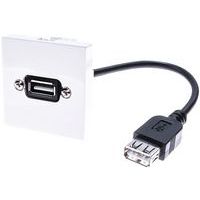 Plastron USB A/A F-F 0,10M
