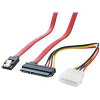 SATA 2 in 1 kabel met Molex voeding - 50 cm