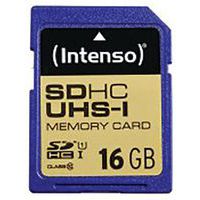 Kaart SDHC UHS-I 16 GB klasse 10 - INTENSO