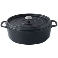 Braadpan Ovaal Invicta - Zwart - Matfer