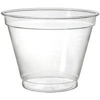 Dessertbeker met rand en deksel PET- 28 cL - Set van 800 - Matfer