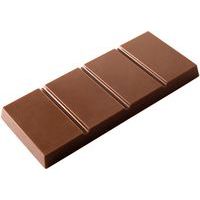 Chocolade mal voor 4 repen van 4 rechthoek - Matfer