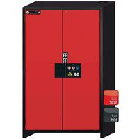 Veiligheidskast Q-PEGASUS-90 Q90.195.120 grijs/rood_Asecos