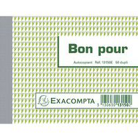 Doorschrijfpapier Bon voor 10.5x13.5 50 zelfkopierend papier dupli FR