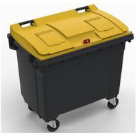 Mobiele container - deksel met opening voor recycleerbaar verpakkingsafval - Sulo