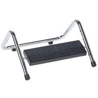 Verchroomde voetensteun, Materiaal: ABS, Kleur: Grijs, Totale hoogte: 17 cm, Totale breedte: 34 cm