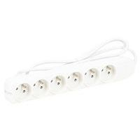 Contactdoos Manutan Expert 230 V met 6 aansluitingen