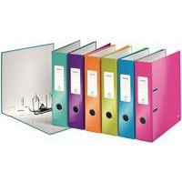 Classeur à levier 180° plastifié 80 mm WOW - Leitz