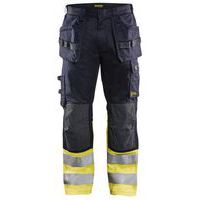 Werkbroek met stretch Multinorm vlamvertragend 1489-fluorescerend geel