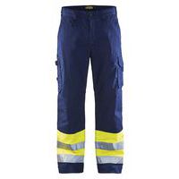 Werkbroek High Vis 1564 - marineblauw/geel