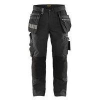 Werkbroek met stretch 1590 - donkergrijs/zwart