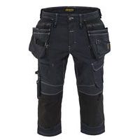 Piraatbroek Denim Stretch X1900 1991 - marineblauw/zwart