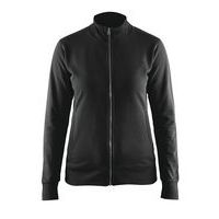 Sweat zippé femme noir