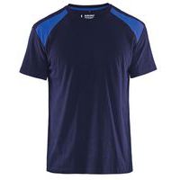 T-shirt marine/bleu roi