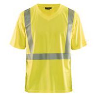 T-shirt anti-UV haute visibilité jaune fluorescent