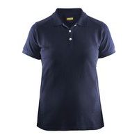 Poloshirt Dames korte mouw knoopsluiting 3390 - marineblauw