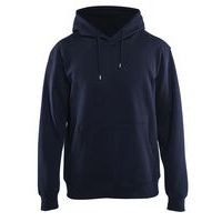 Sweatshirt hooded met binnenzak 3396 - marineblauw