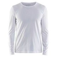 T-shirt manches longues blanc