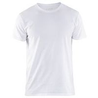T-shirt stretch blanc