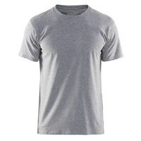 T-shirt van stretchmateriaal, grijs