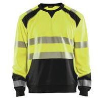Sweatshirt High Vis 3541 - geel/zwart