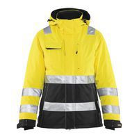 Winterjas High Vis Dames 4872 - geel/zwart