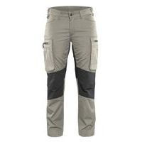 Service werkbroek Dames stretch 7159 - stone/zwart