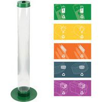 Collecteur pour déchets spécifiques 10 L  avec 5 etiquettes