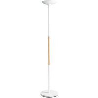 Staande ledlamp Pryska - Hout en wit - Unilux