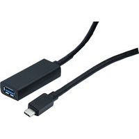 Verlengsnoer USB-C 3.1 mannelijk naar USB-A vrouwelijk - Dacomex