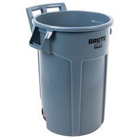 Ronde container op wielen Brute®, grijs, 167 l - Rubbermaid