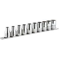 Set van 10 doppen 3/8 in metalen rek - Facom