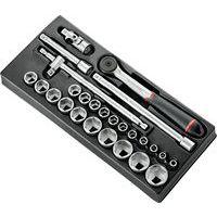 Inbusmodule 1/2 inch zeskant - 26 stuks