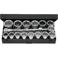 Plateau plastique pour coffret de douilles 1 pouces 6 pans