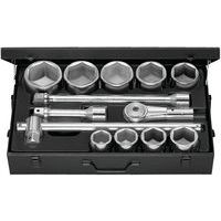 Plateau plastique pour coffret de 13 douilles 1 pouce 6 pans mètriques