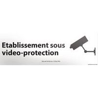 Waarschuwingsbord ÉTABLISSEMENT SOUS VIDEO-PROTECTION