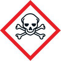 CLP-bord - Giftig - Zelfklevend - 120x120 mm