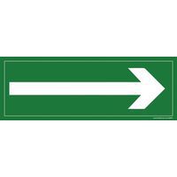 Bord pijl naar rechts